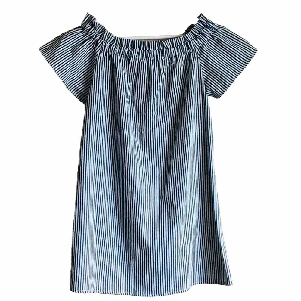 Bobbi Rocco Flower Embroidered Off-Shoulder Dress Size Small - Picture 3 of 8